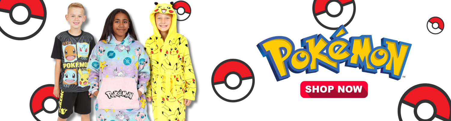 Pokemon pyjamas for kids – fun boys and girls sleepwear UK