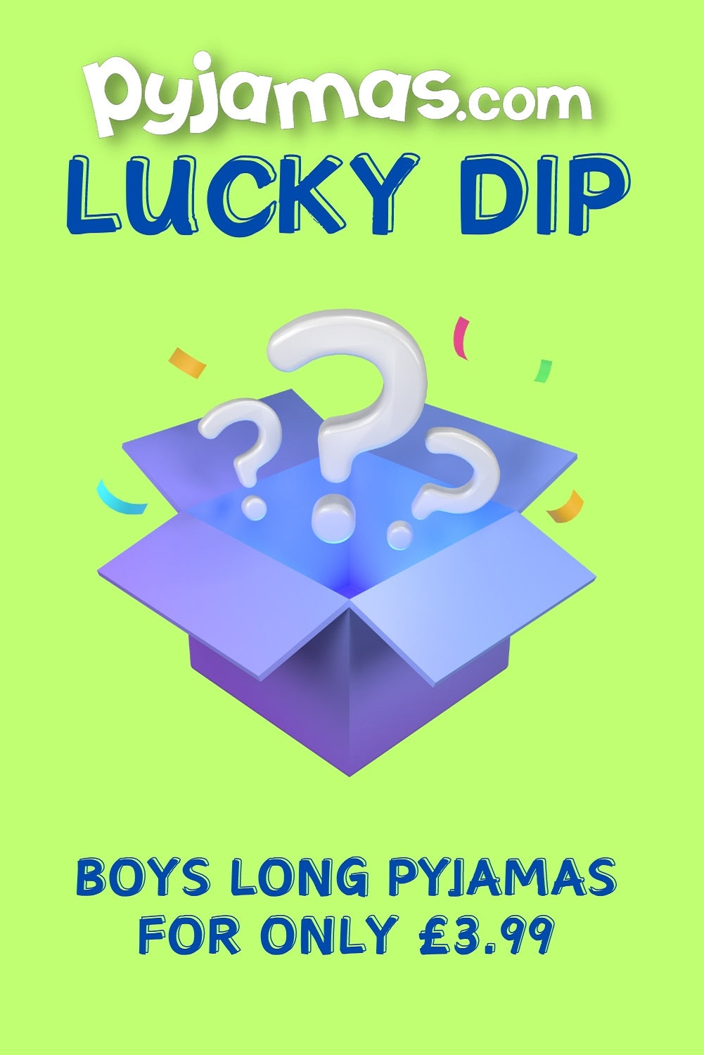 Boys Lucky Dip Long Pyjamas
