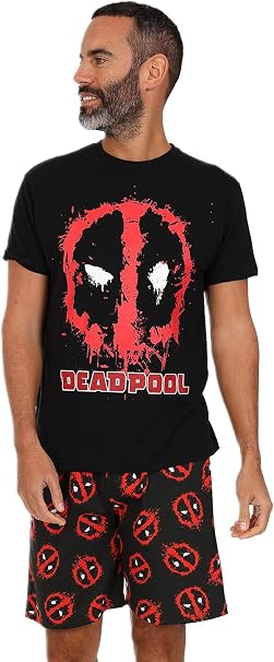Mens Deadpool Short Pyjama