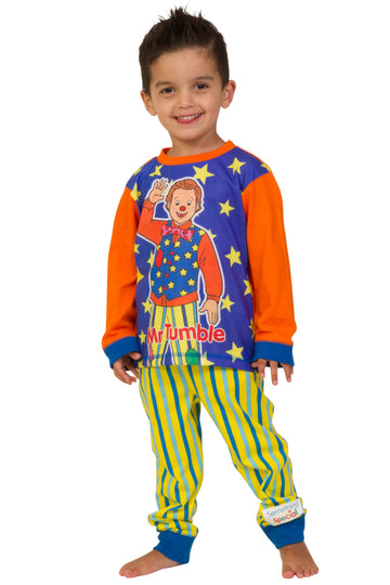 Boys Mr Tumble Striped Long Pyjamas
