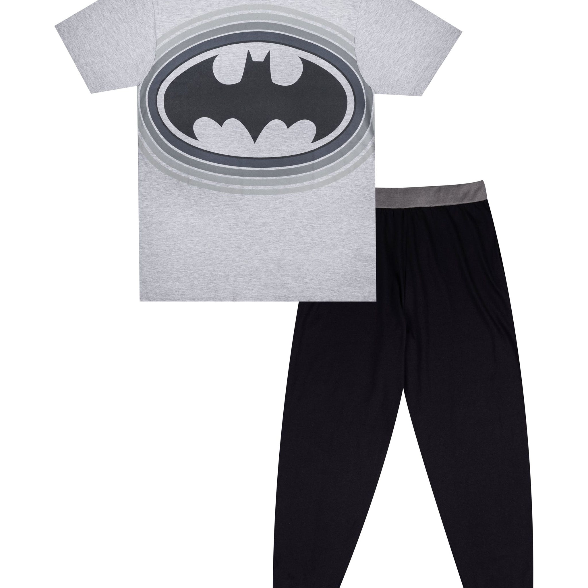 Mens Dc Comics Batman Grey Pyjamas