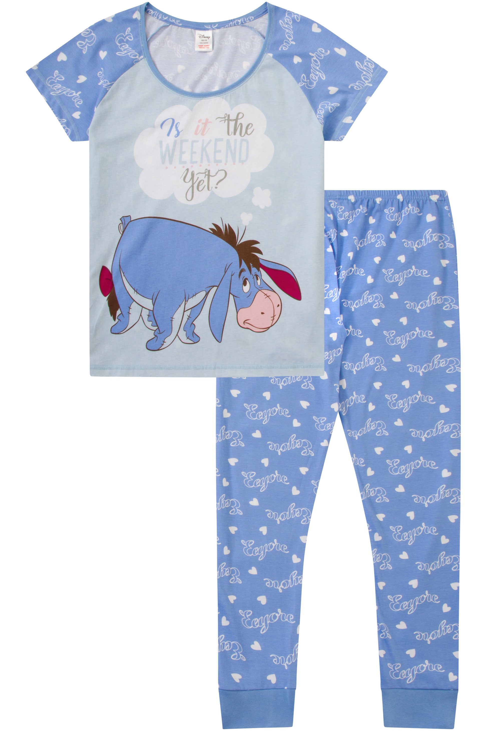 Ladies Eeyore Long Pyjamas - Pyjamas.com