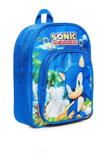 Sonic The Hedgehog Kids Nursery School Rucksack Bag