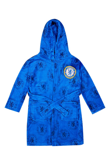 Boys Official Chelsea F.C  Blue Dressing Gown