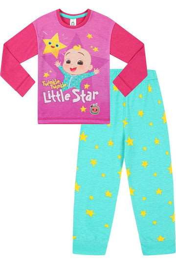 Girls Cocomelon Twinkle Twinkle Little Star Nursery Rhymes Pyjamas 6 Months to 4 Years