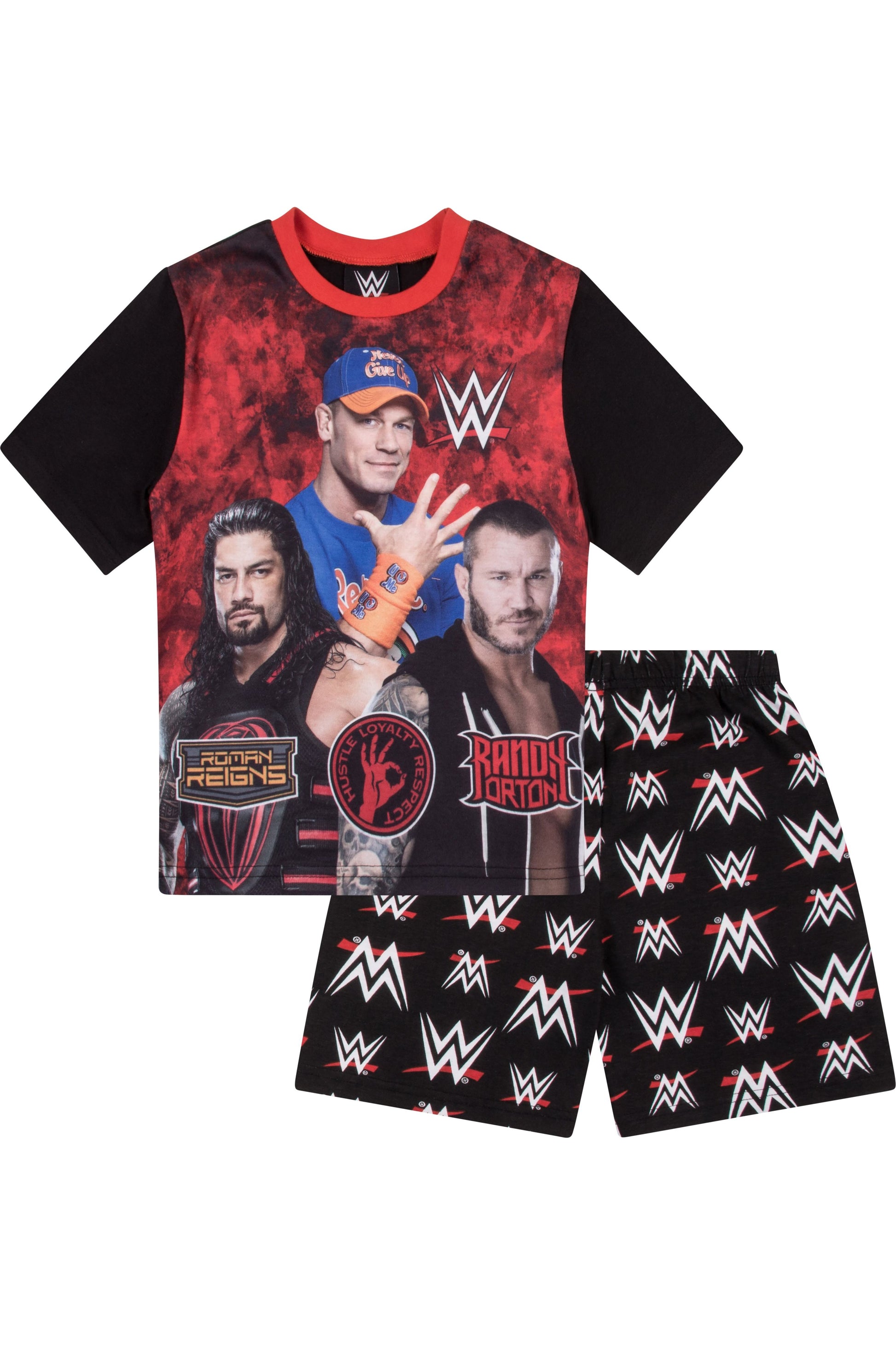 Boys WWE Short John Cena Champions Pyjamas 12