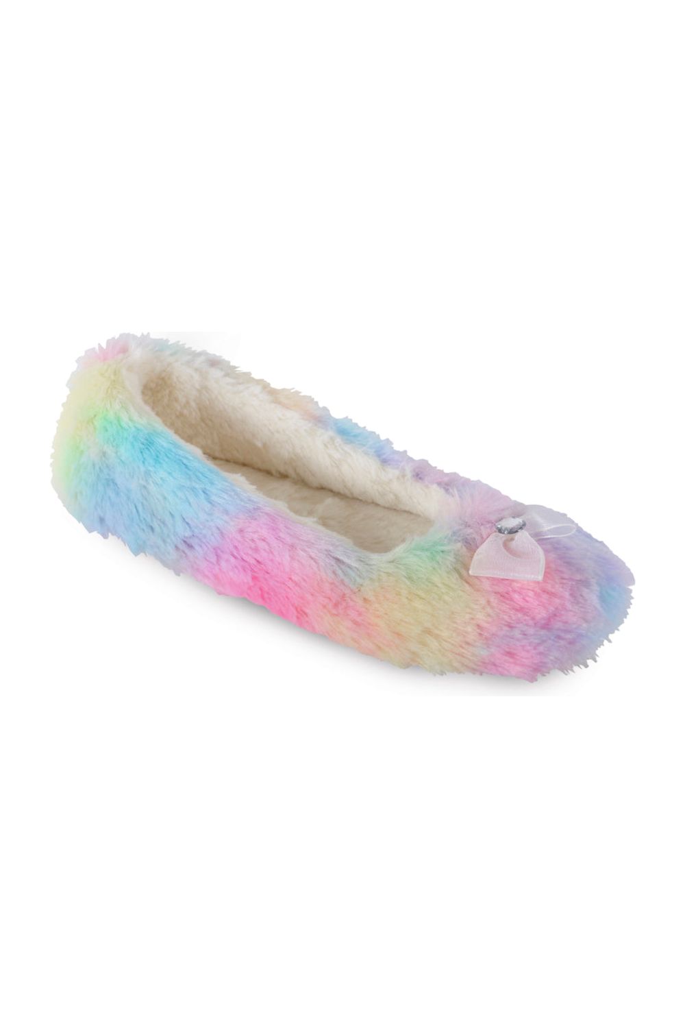 Women's Fluffy Rainbow Ballet Slippers