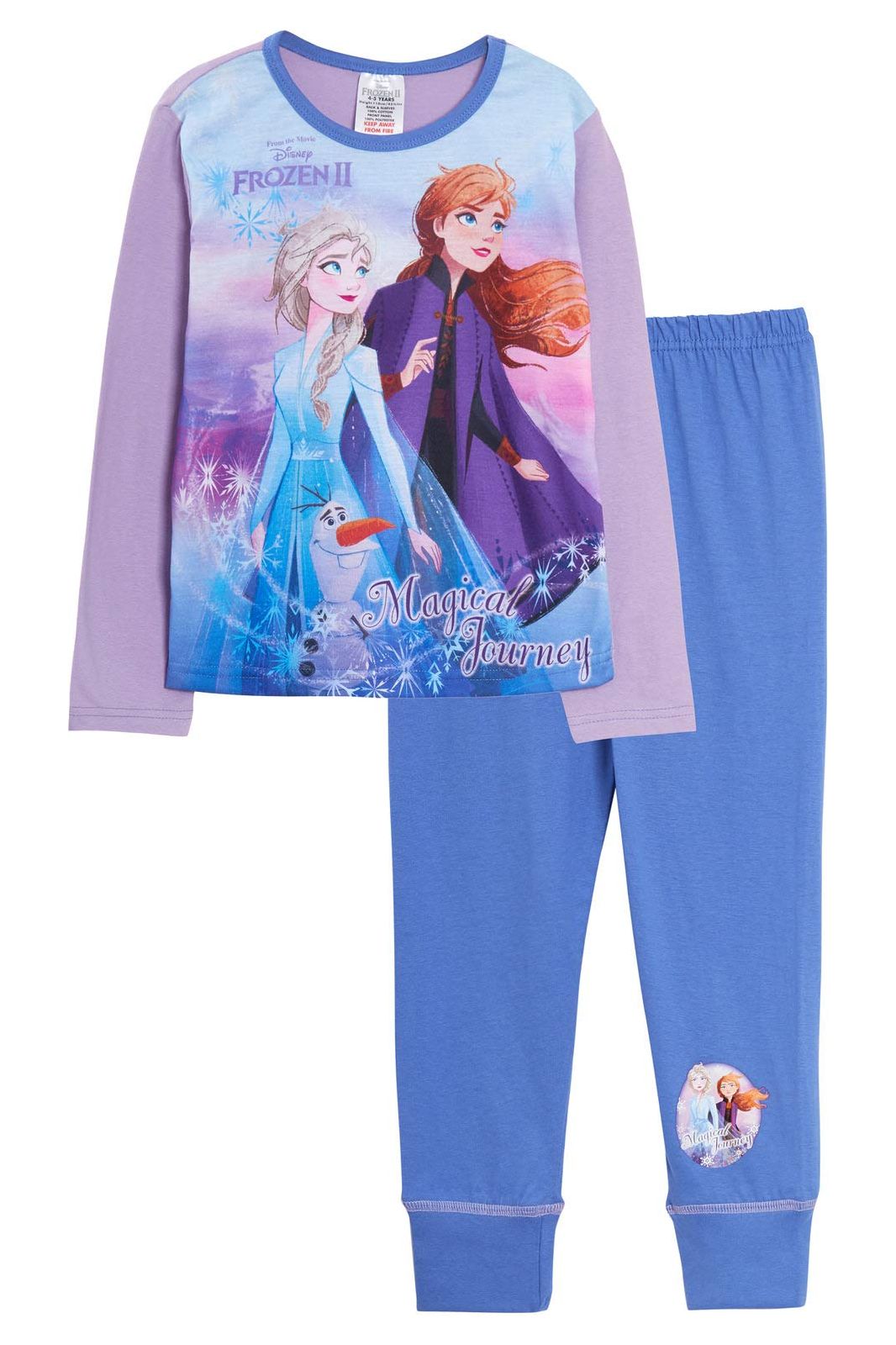 Disney Girls Frozen Magical Journey Long Pyjamas