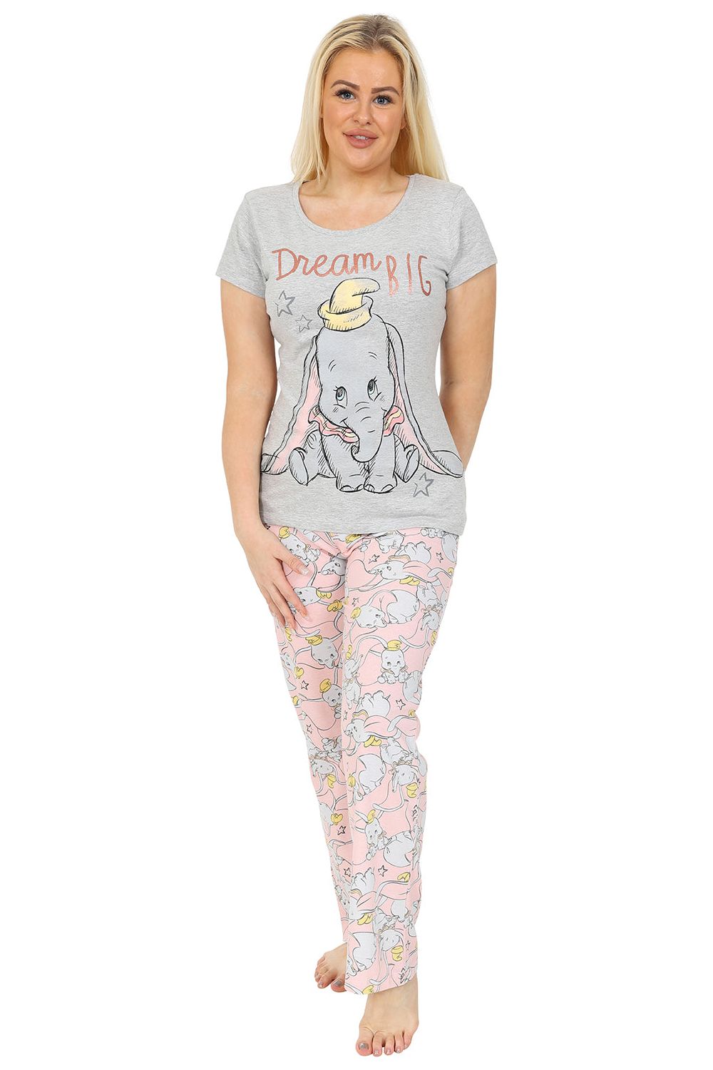 Women's Disney Dumbo 'Dream Big' Long Pyjamas