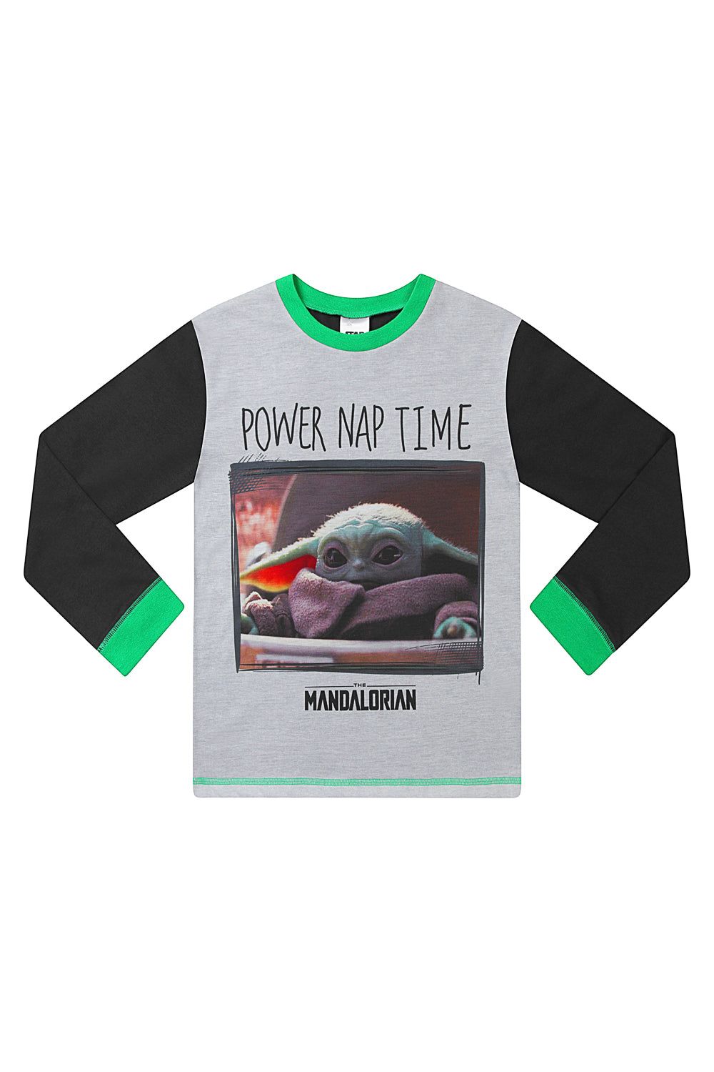 Boys' Star Wars Baby Yoda The Mandalorian Power Nap Pyjama Set - Pyjamas.com