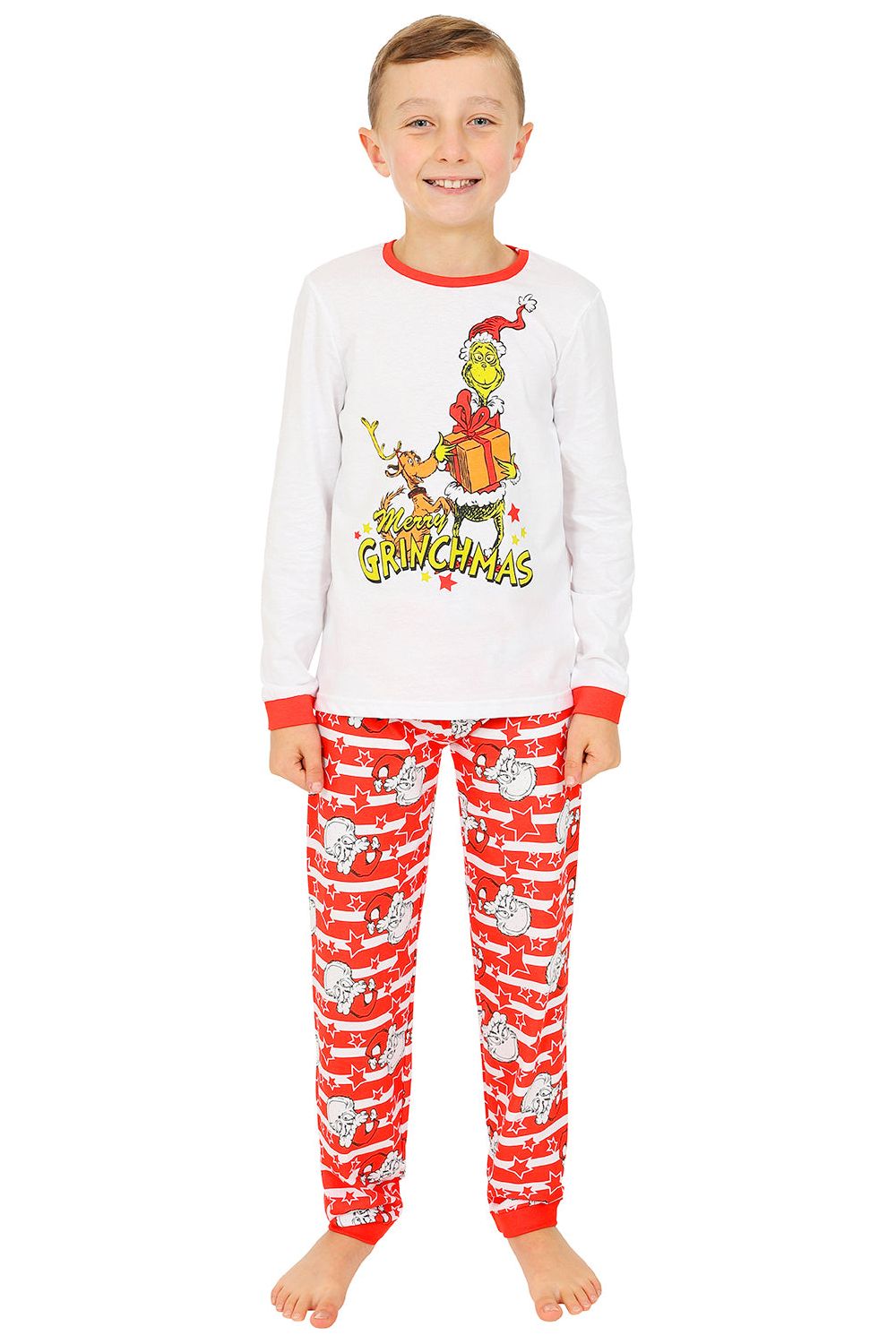 Onesie Walmart Boys Christmas Pjs Grinch Pajamas For Walmart