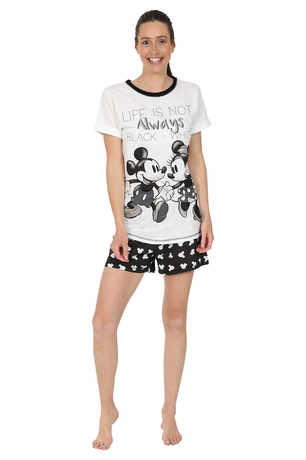 Women's Disney Minnie & Mickey Mouse Short Pyjamas