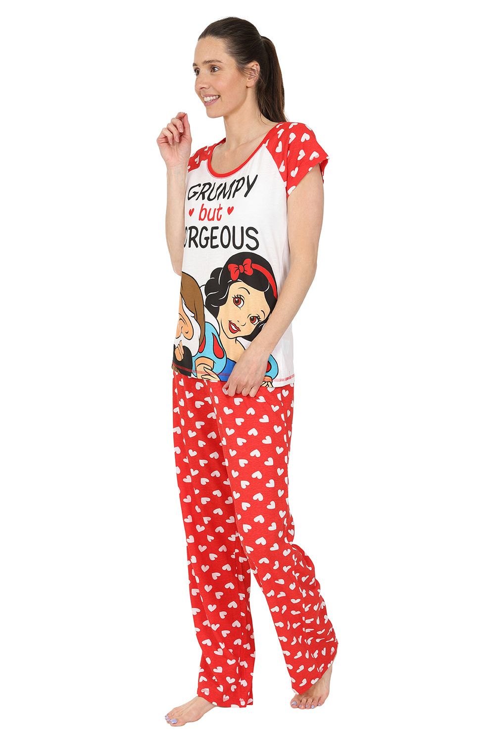 Women's Snow White 'Grumpy But Gorgeous' Long Pyjamas