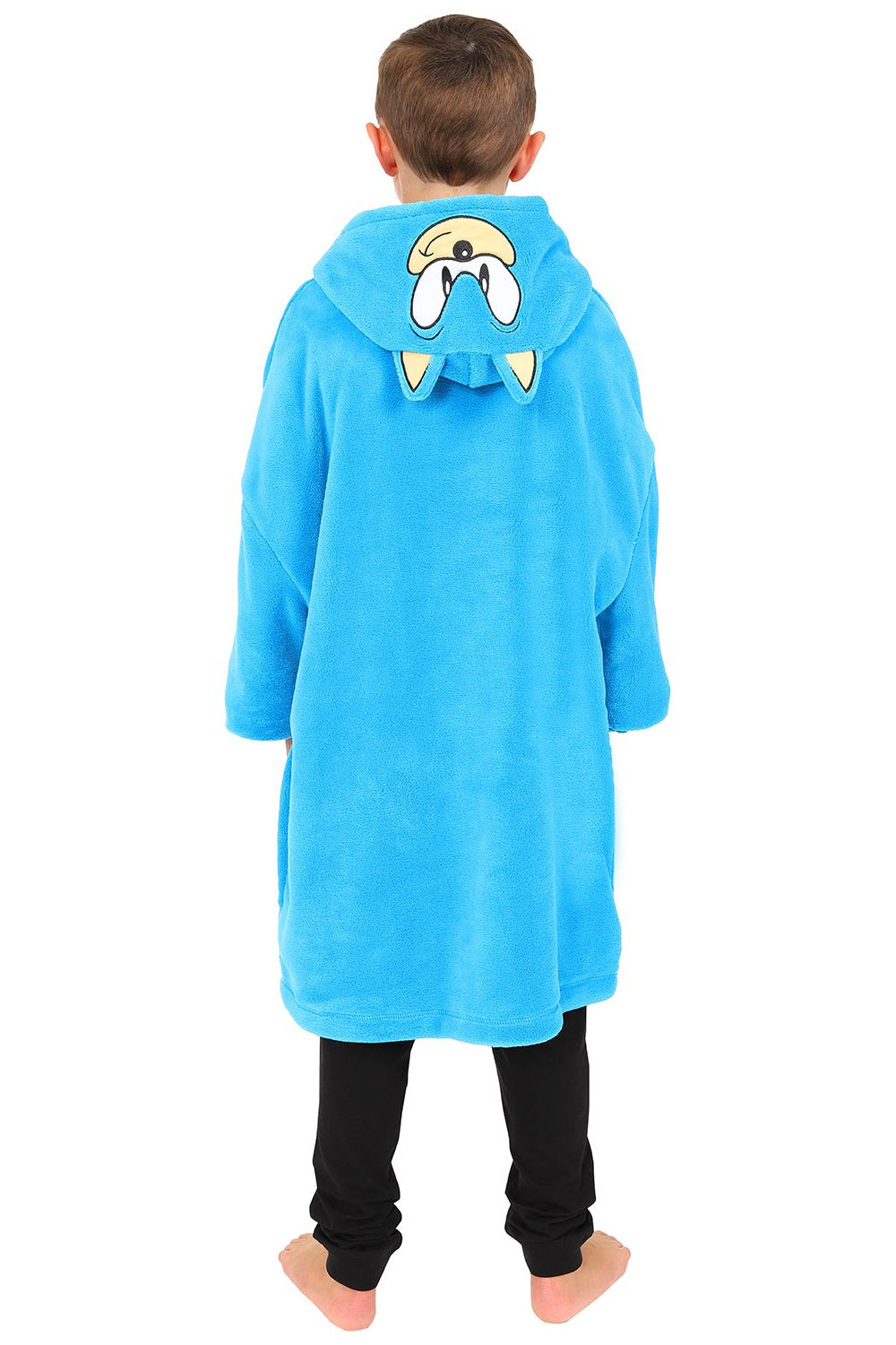SONIC THE HEDGEHOG Grappig sweatshirt voor jongens – sweatshirt voor kinderen, Blauw 3D, One Size SONIC THE HEDGEHOG Grappig sweatshirt voor jongens – sweatshirt voor kinderen, Blauw 3D, One Size