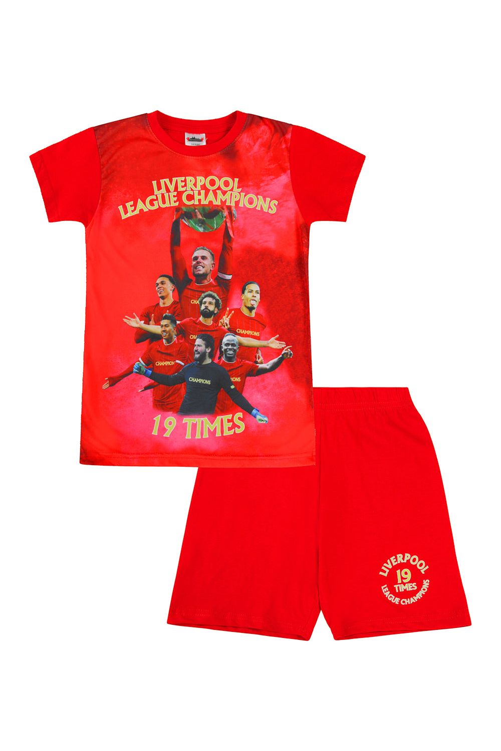 Liverpool Champions Short Pyjamas - Pyjamas.com