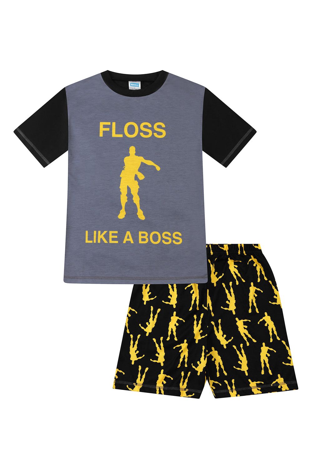 Floss Like a Boss  Emote Dance Gaming Short Pyjamas Gold - Pyjamas.com
