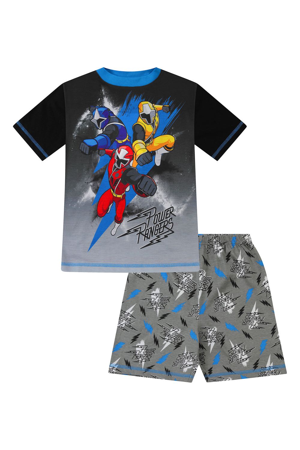 Boys Power Rangers Short Pyjamas - Pyjamas.com