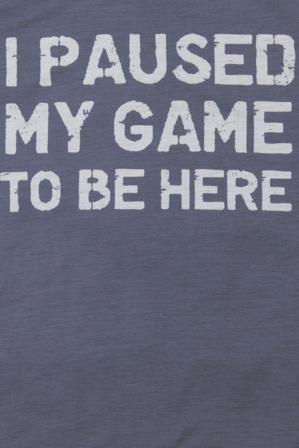 Pyjama Homme "I Paused My Game To Be Here" - 100% Coton - Gris - Look Gamer Décontracté