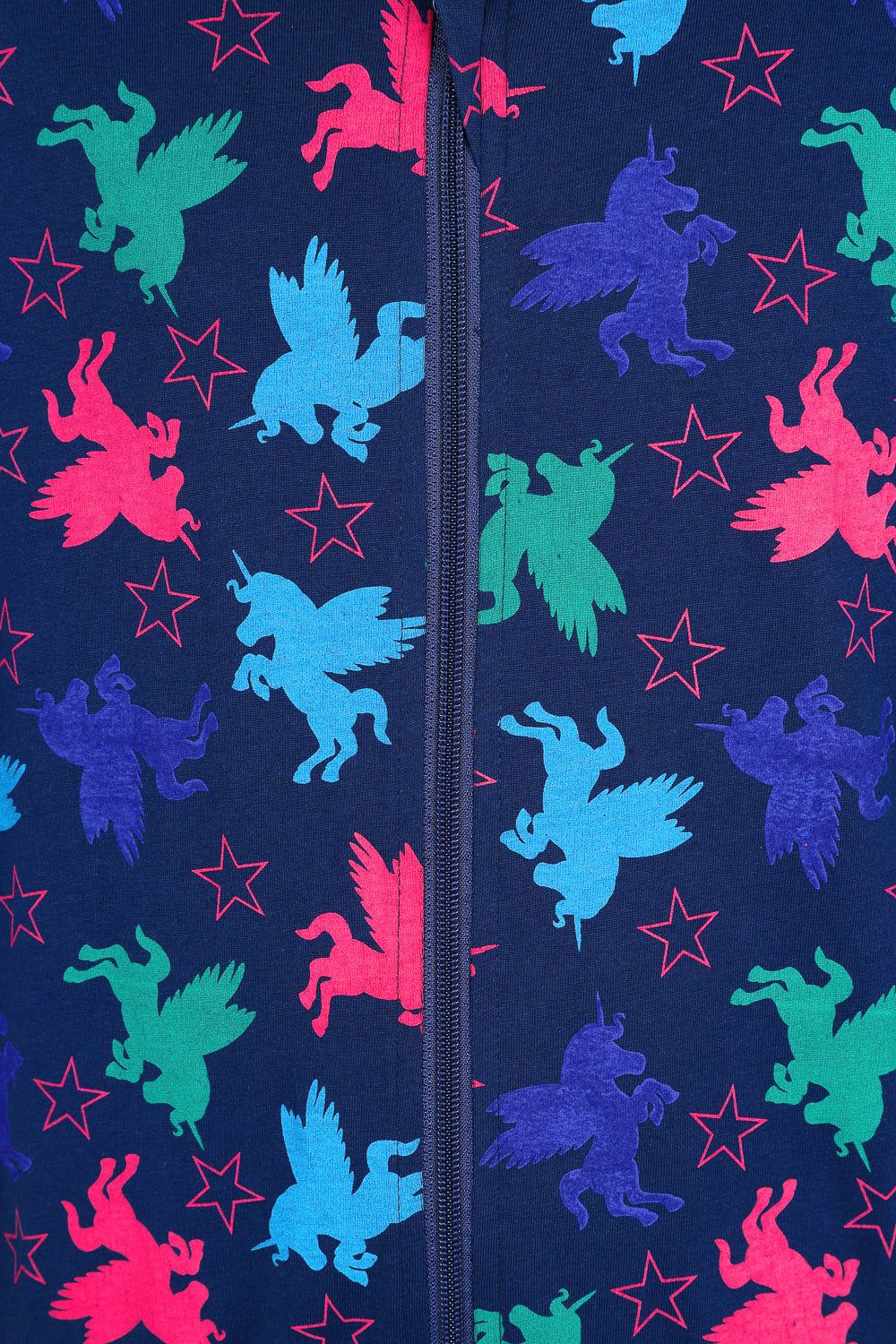Girls Purple Unicorn Onesie - Pyjamas.com
