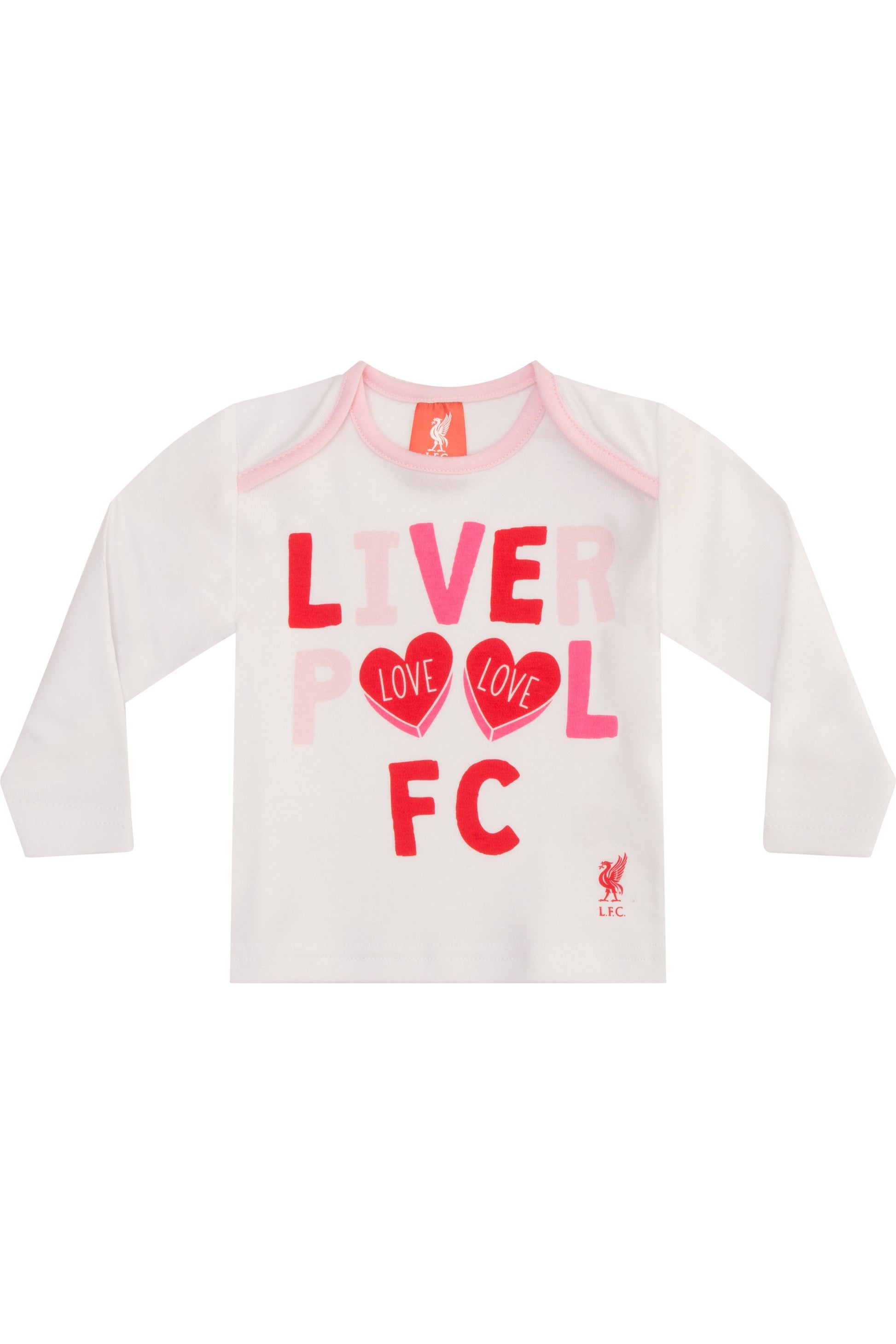 Liverpool FC Pink Long Pyjamas - Pyjamas.com