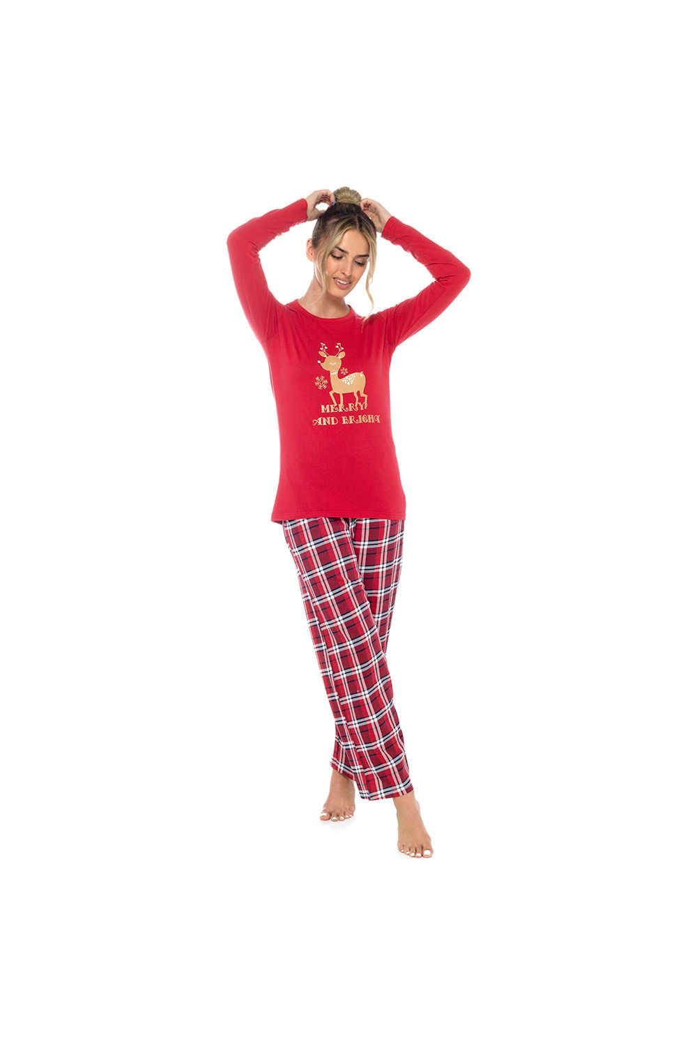 Women's Merry And Bright Long Pyjama Set