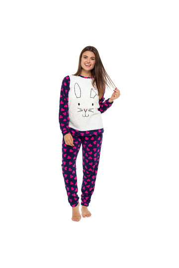 Ladies Bunny Rabbit Long Pyjamas