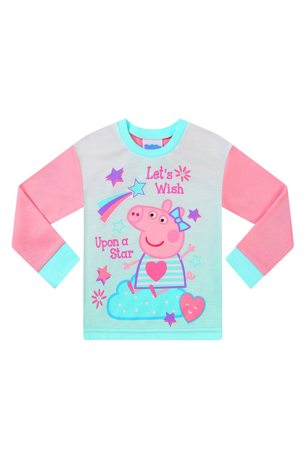 Girls Peppa Pig 'Wish Upon a Star' Pyjamas - Pyjamas.com