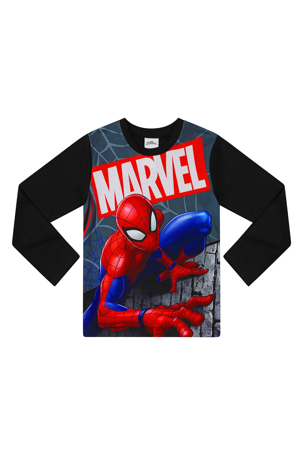 Boys Official Marvel Spiderman Long Pyjamas - Pyjamas.com