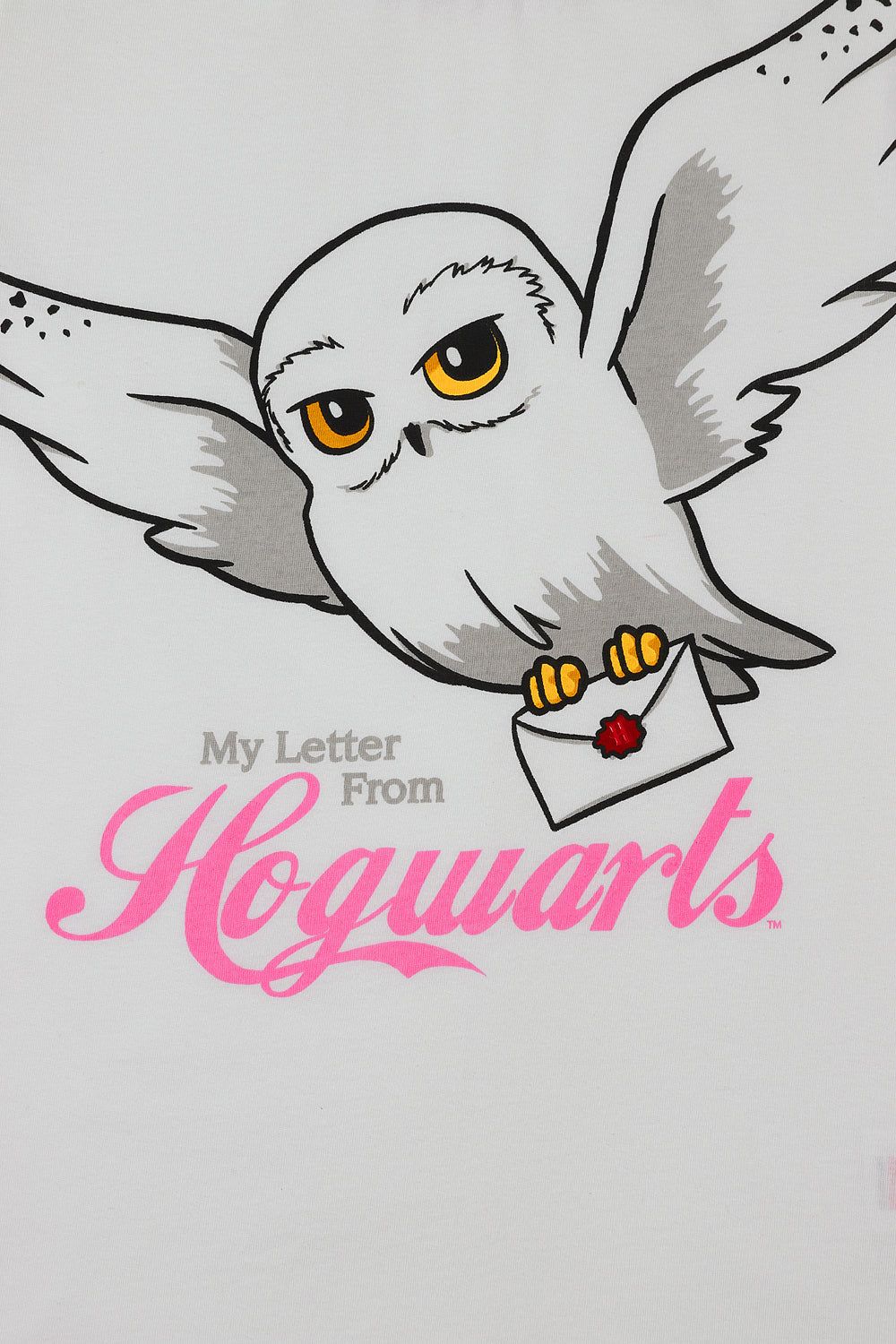 Girls Harry Potter Hedwig My Letter Hogwarts Long Pyjamas - Pyjamas.com