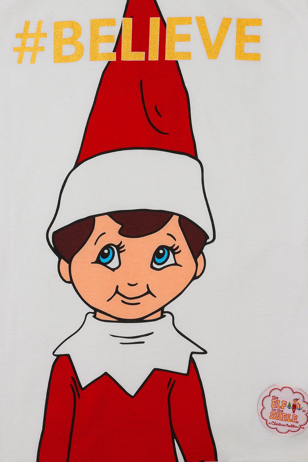 Official Elf on The Shelf Believe Christmas Matching Family Red White Pyjamas - Pyjamas.com