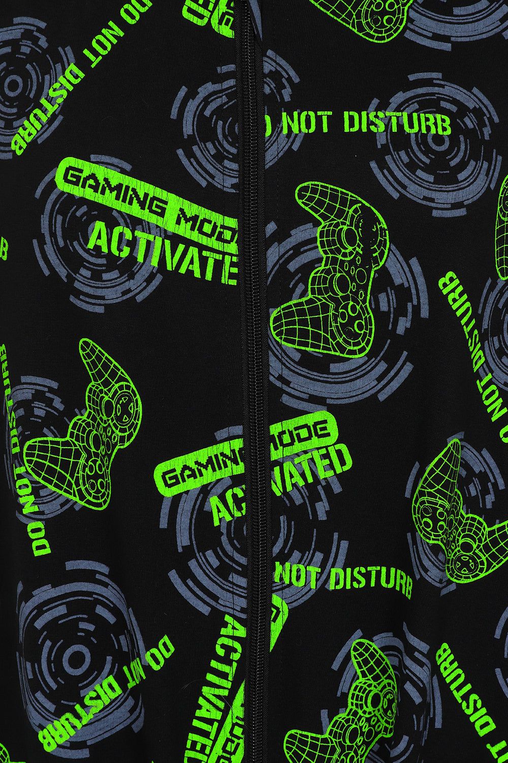 Boys Gaming Mode Activated Controller Sleepsuit Gamer All In One Cotton - Pyjamas.com