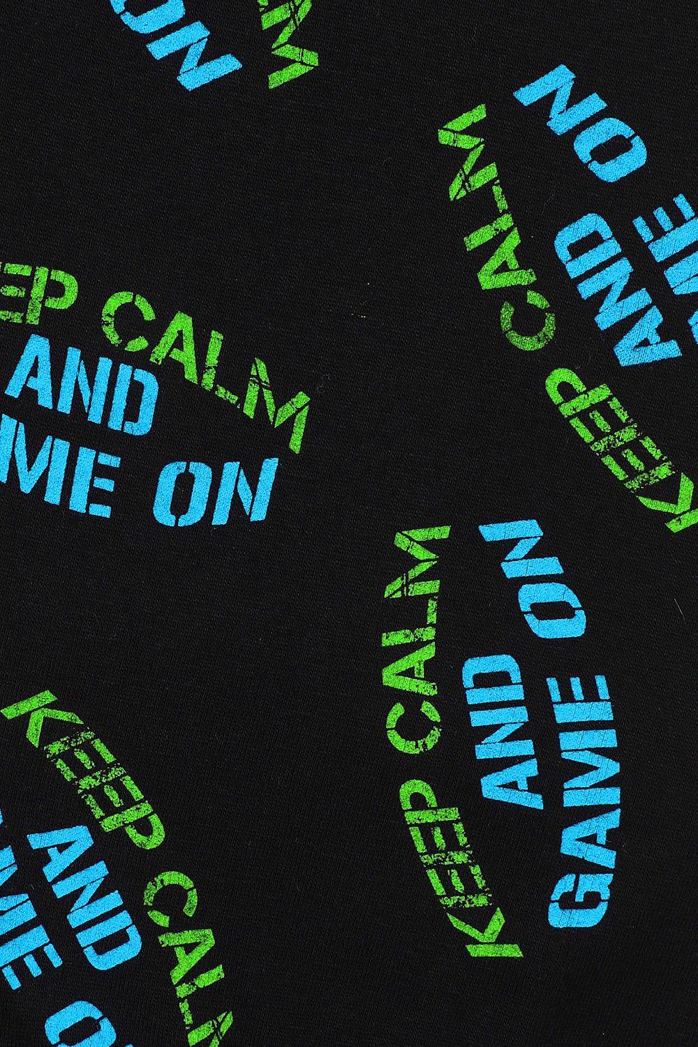 Boys Keep Calm and Game On Green Blue Pyjamas Gamer PJs - Pyjamas.com