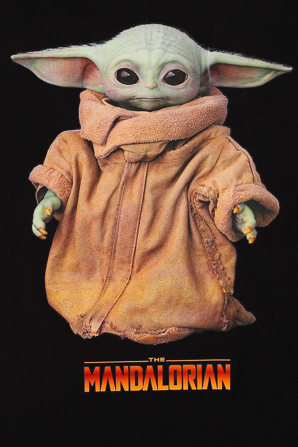 Mens Star Wars The Mandalorian Baby Yoda The Child Portrait Long Cotton Pyjamas - Pyjamas.com
