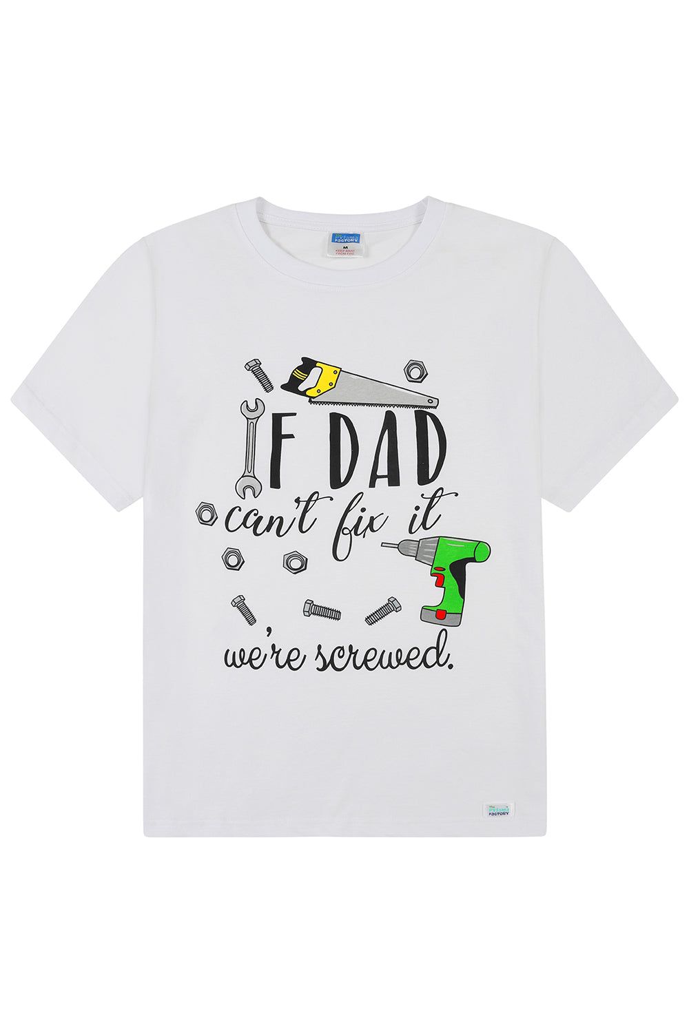 Mens 'If Dad Can't Fix It We're Screwed' Short Pyjamas Fathers Day - Pyjamas.com