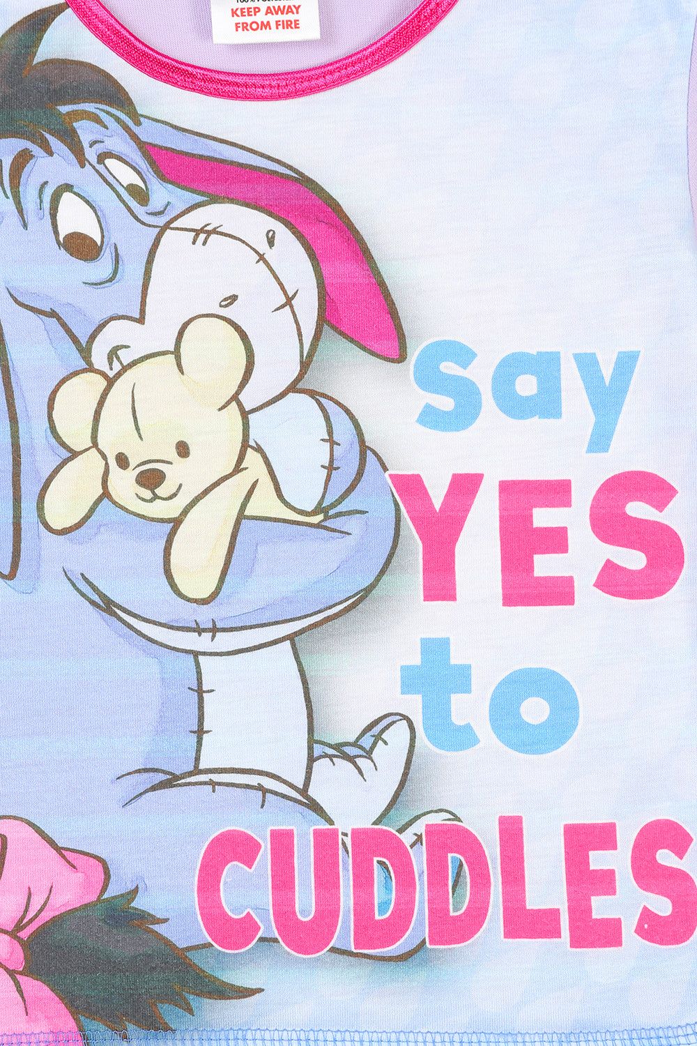 Eeyore 'Say Yes To Cuddles' Toddler Long Pyjamas - Pyjamas.com