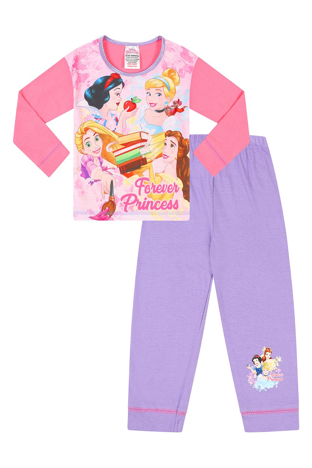 Girls Disney Princess 'Forever Princess' Pyjamas