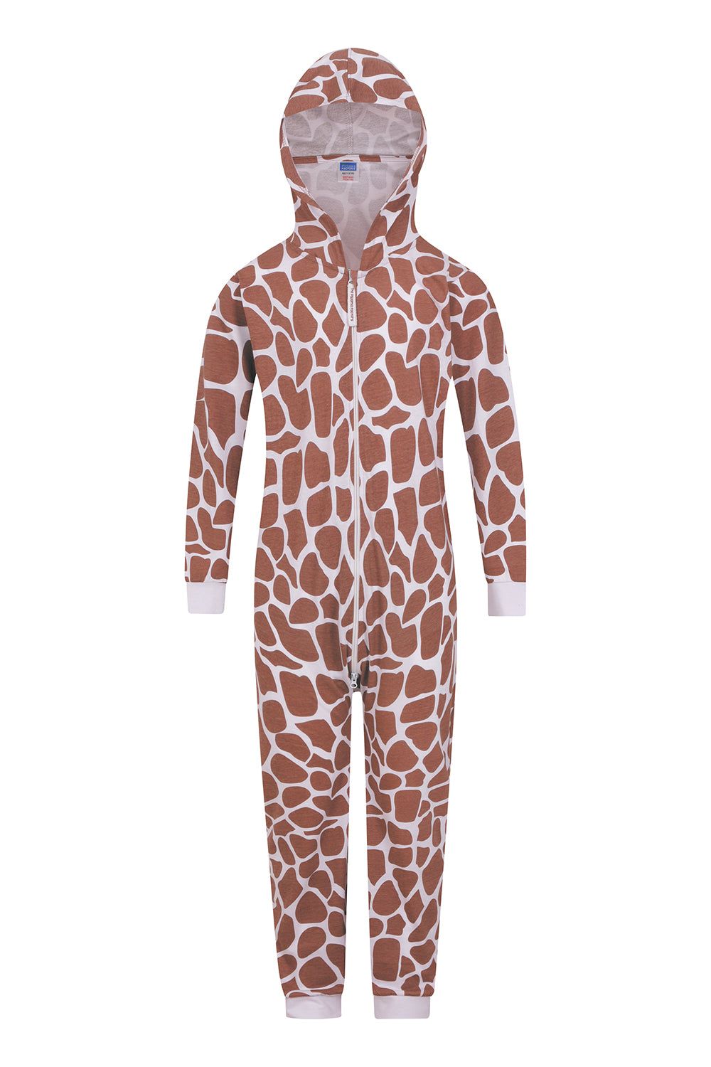 Girls Giraffe Sleepsuit Lounge Onesie