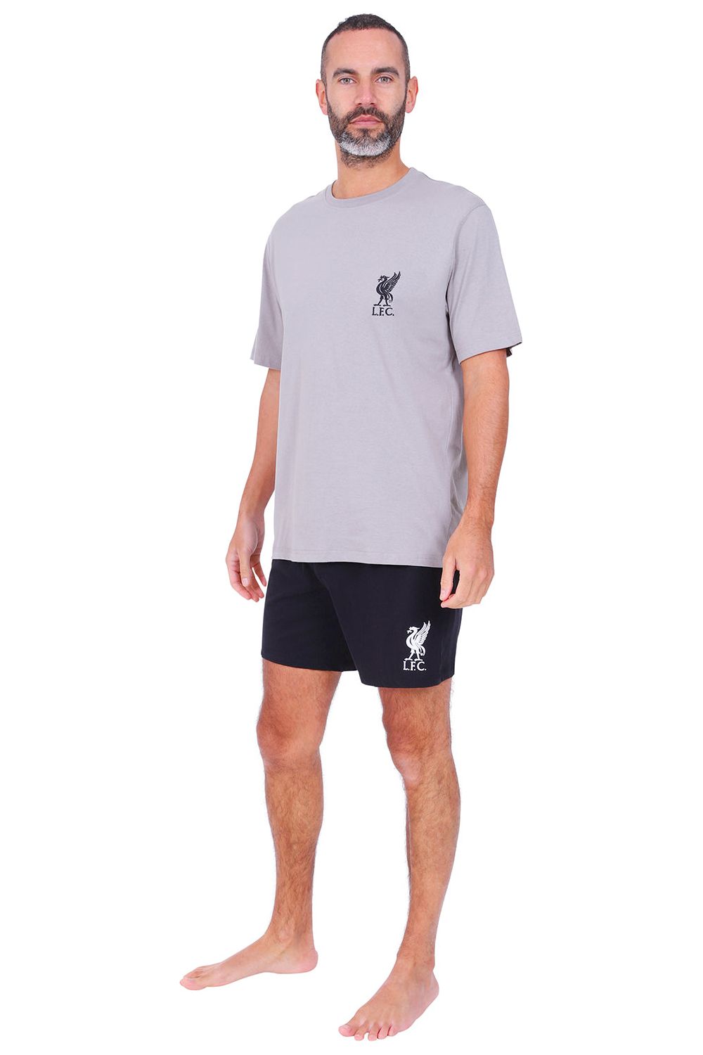 Mens Liverpool F.C Grey Short Pyjamas