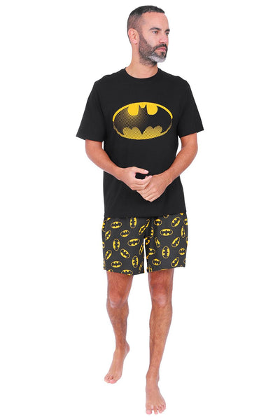 Mens Batman Logo Short Pyjamas