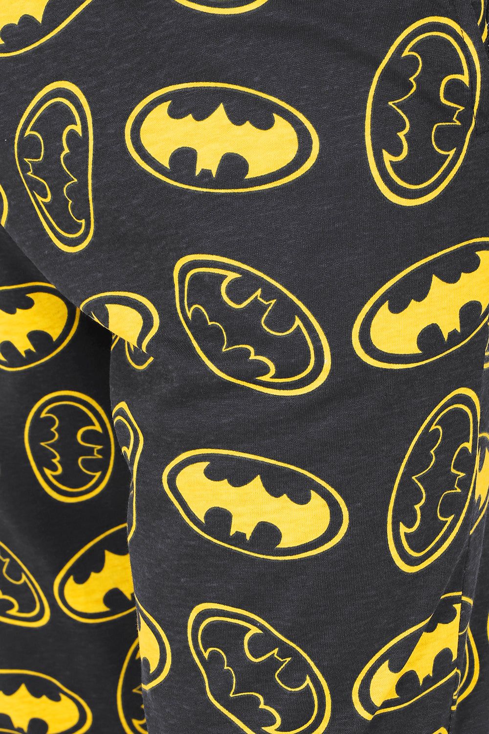 Hm Batman Pyjamas Mens Batman Logo Long Black Pyjamas