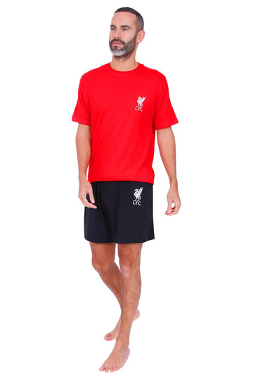 Mens Liverpool F.C Red Short Pyjamas