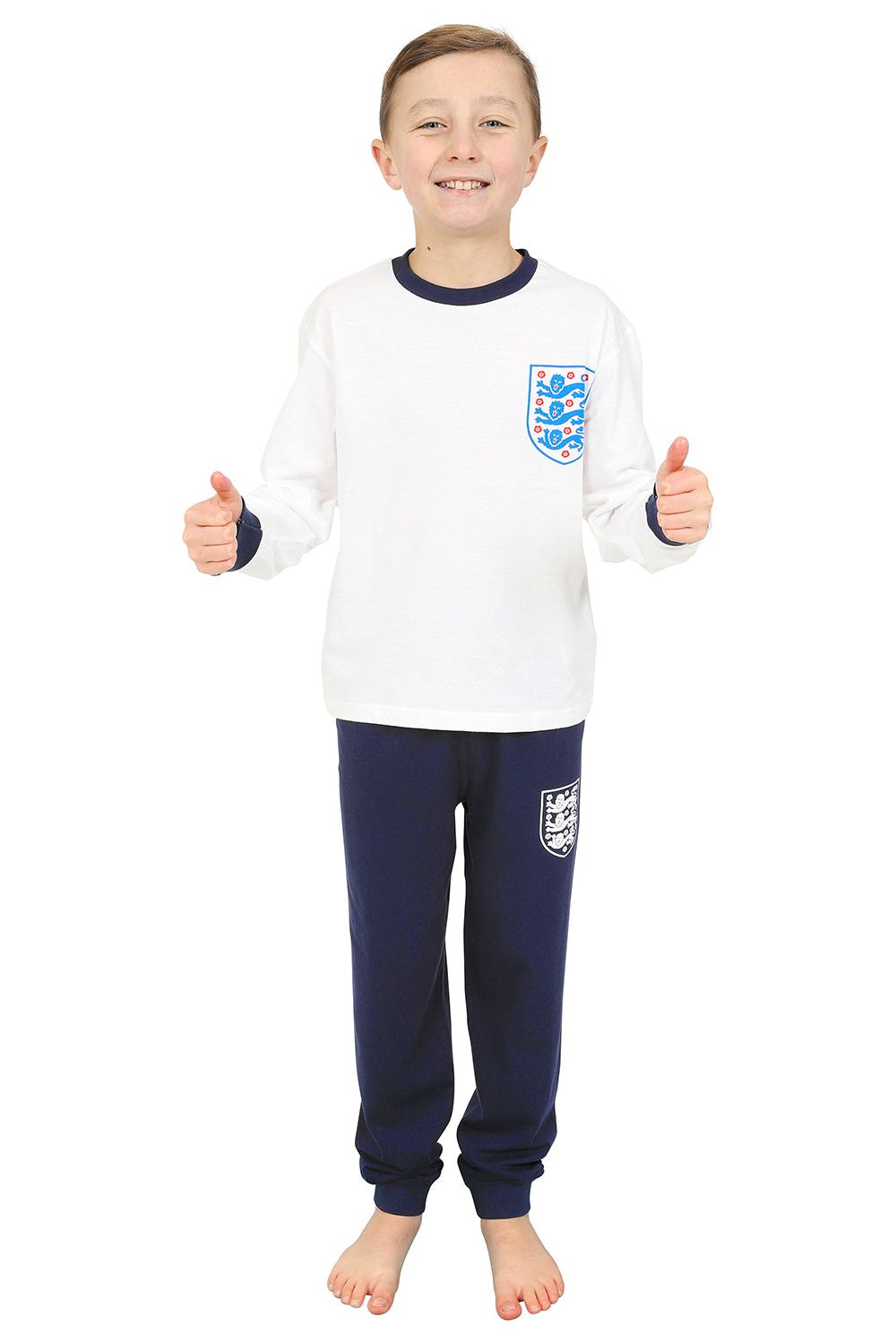 Boys Official The FA England Football World Cup Long Pyjamas Cotton Bo