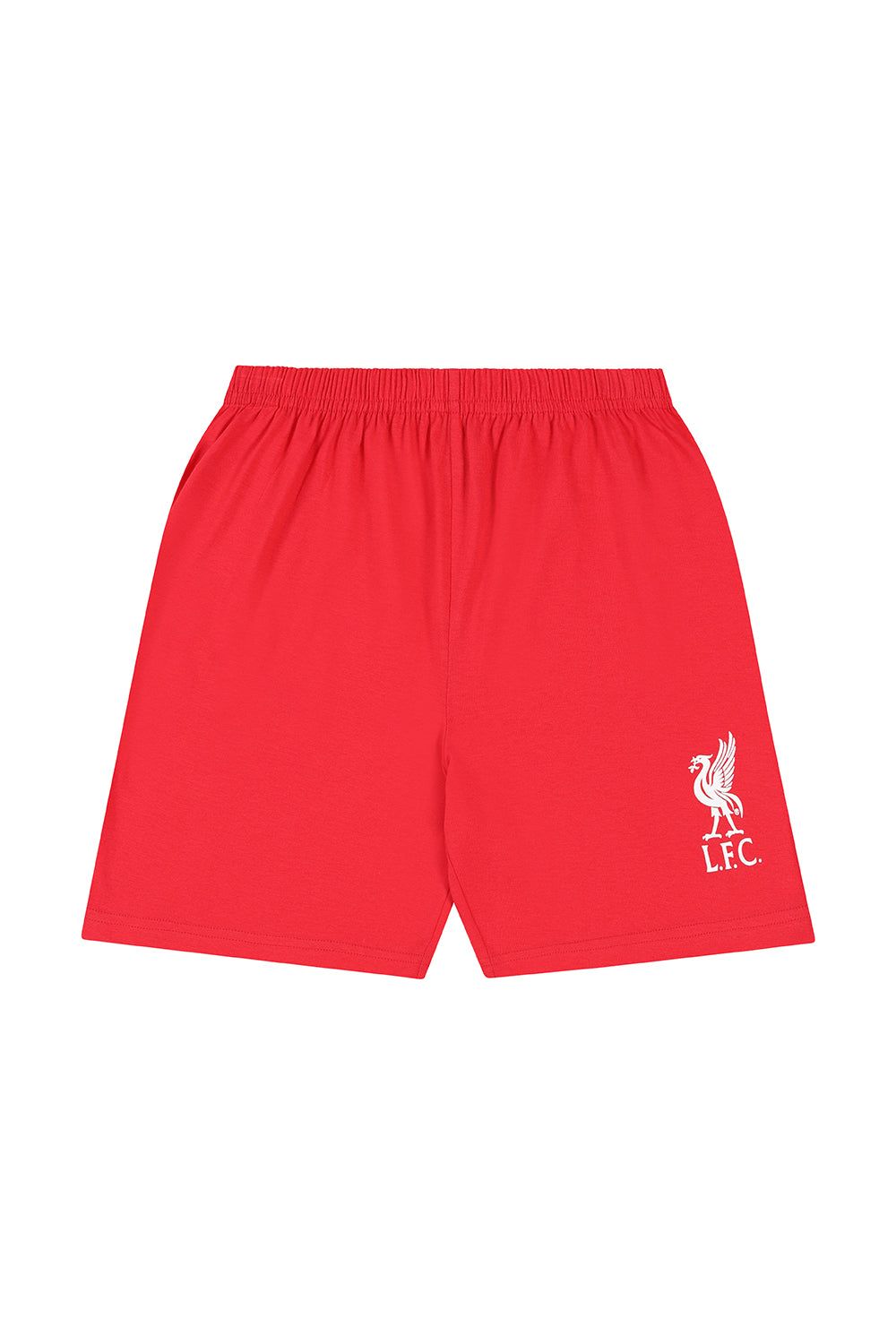Boys Liverpool F.C Red Camouflage Short LFC Pyjamas