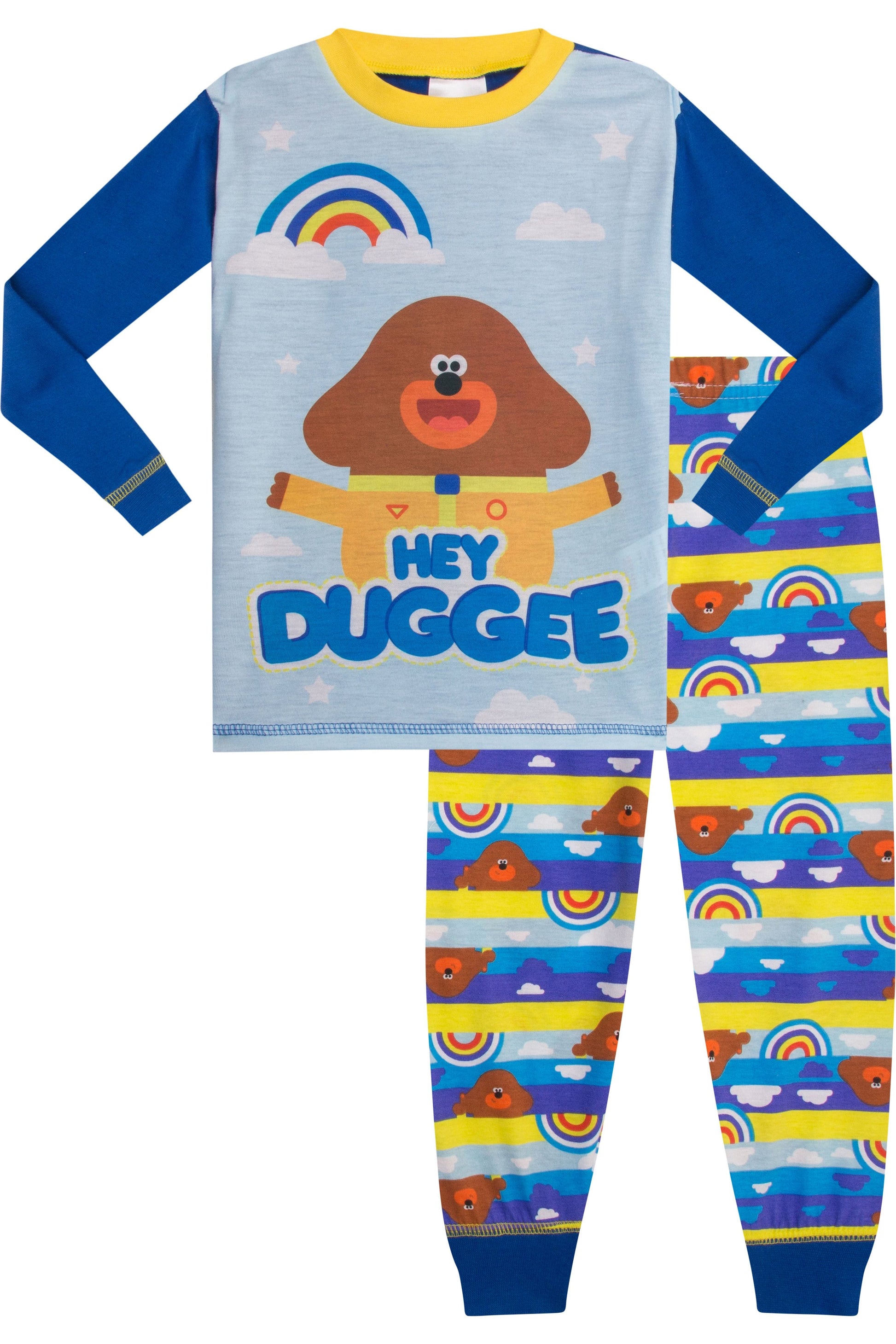 Boys Hey Duggee Rainbow Long Pyjamas - Pyjamas.com