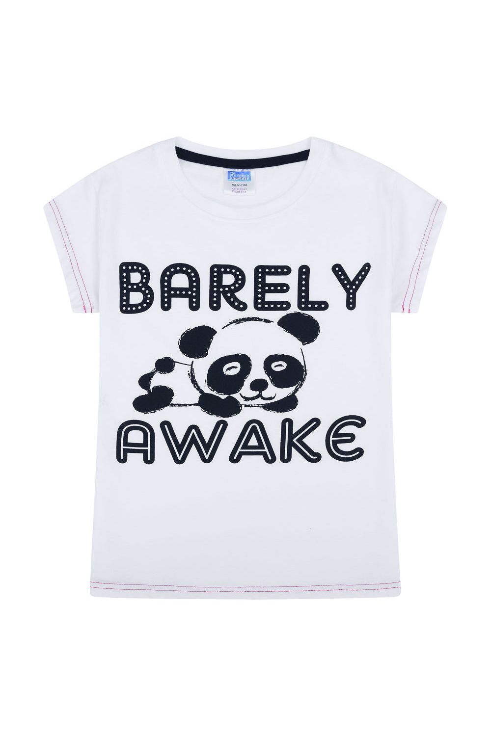 Girls Cool Barely Awake Panda Short Pyjamas - Pyjamas.com