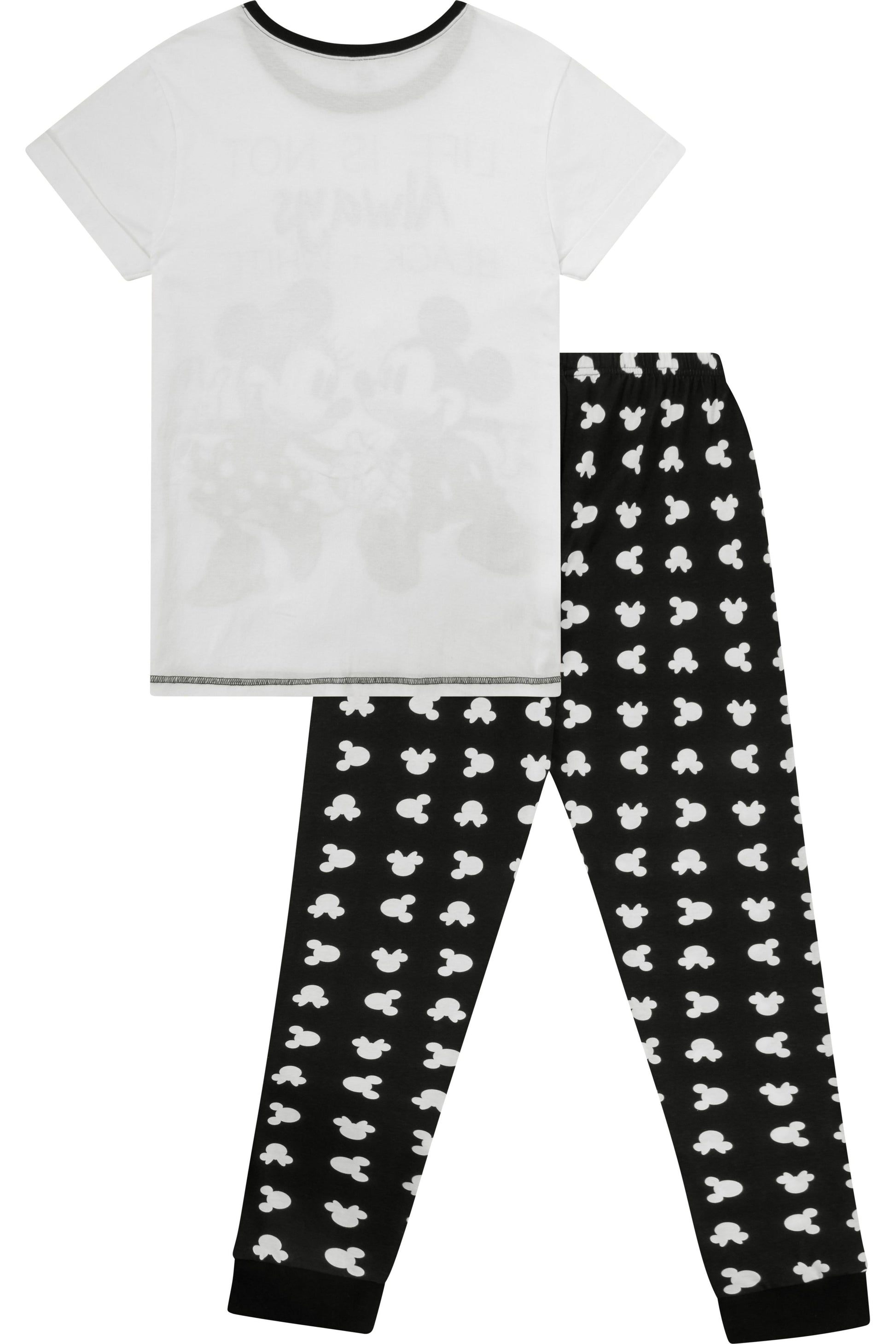 Ladies Minnie and Mickey Mouse Long Pyjamas - Pyjamas.com