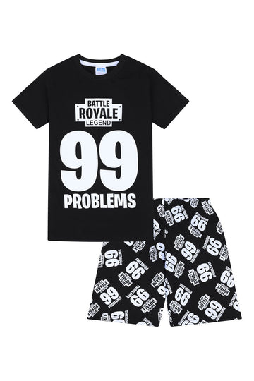 99 Problems Battle Royale Legend Short Pyjamas - Pyjamas.com