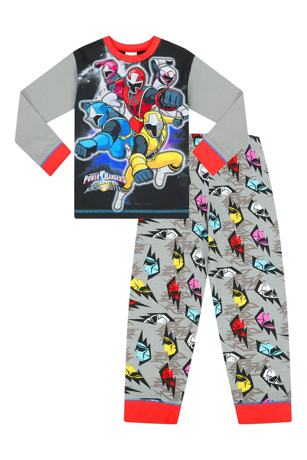 Boys Power Rangers Long Pyjamas - Pyjamas.com