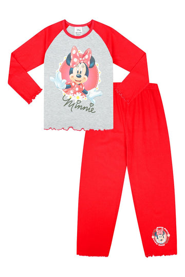 Disney Girls Minnie Mouse Long Pyjamas - Pyjamas.com