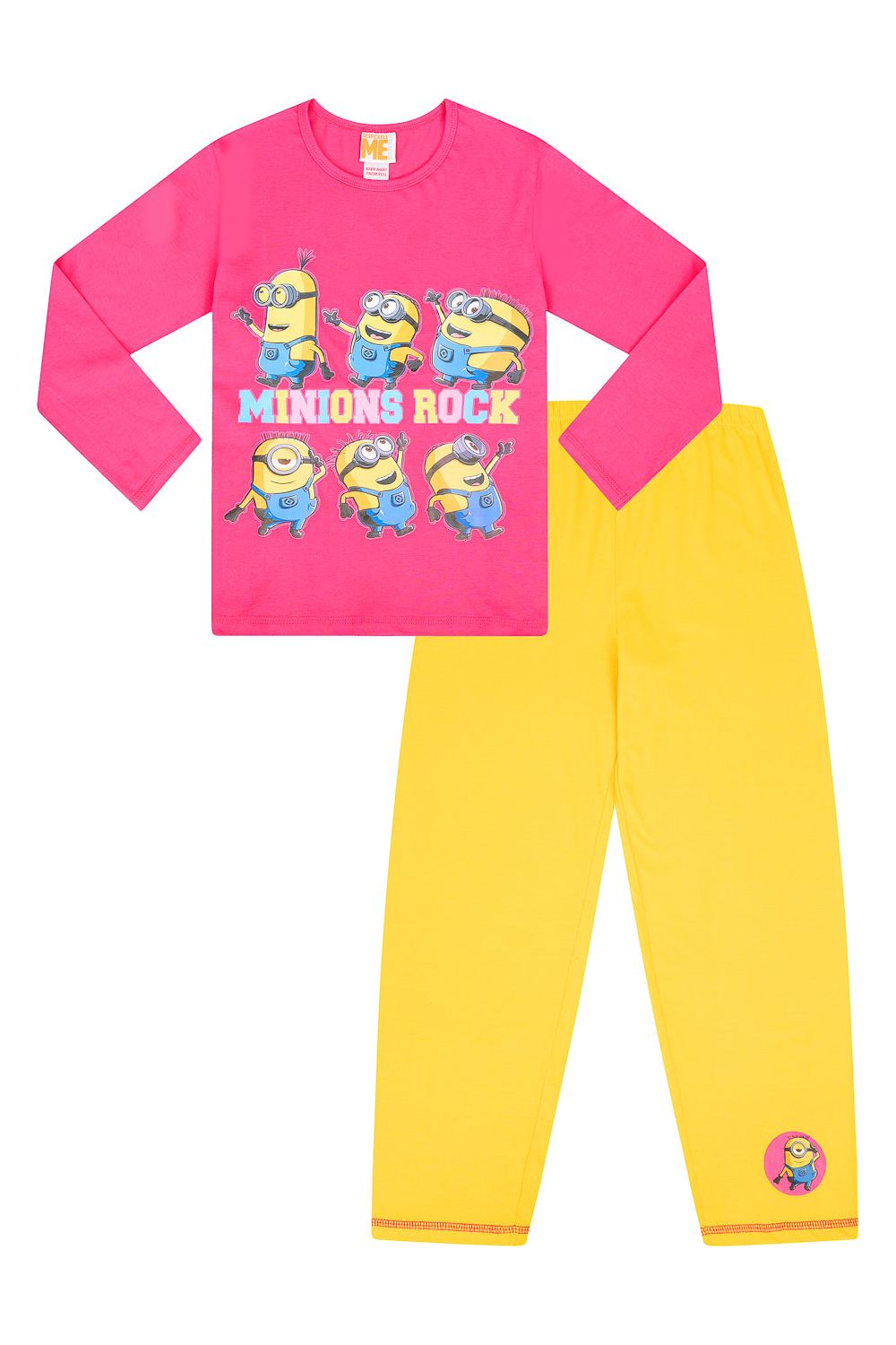 Girls Minions Rock Long Pyjamas - Pyjamas.com